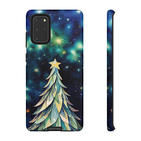 Christmas Tree On a Sky Full of Stars - Impact Resistant Phone Case Samsung Galaxy S20+ Glossy